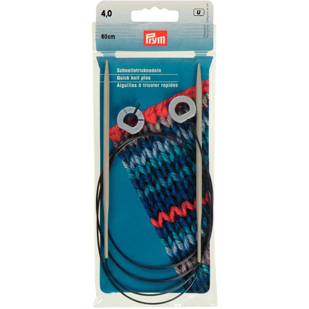 PRYM 4 mm 60 cm Esnek Misinalı Hızlı Örme Şişi -218918